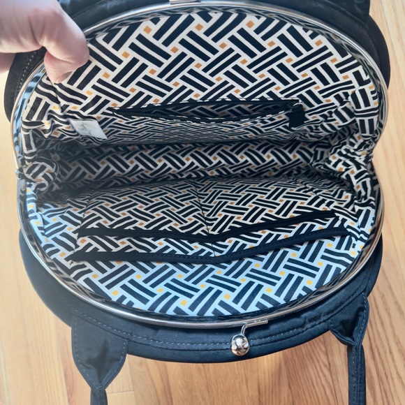 Vintage Vera Bradley Black elegant Quilted Pocketbook - Picture 5 of 8